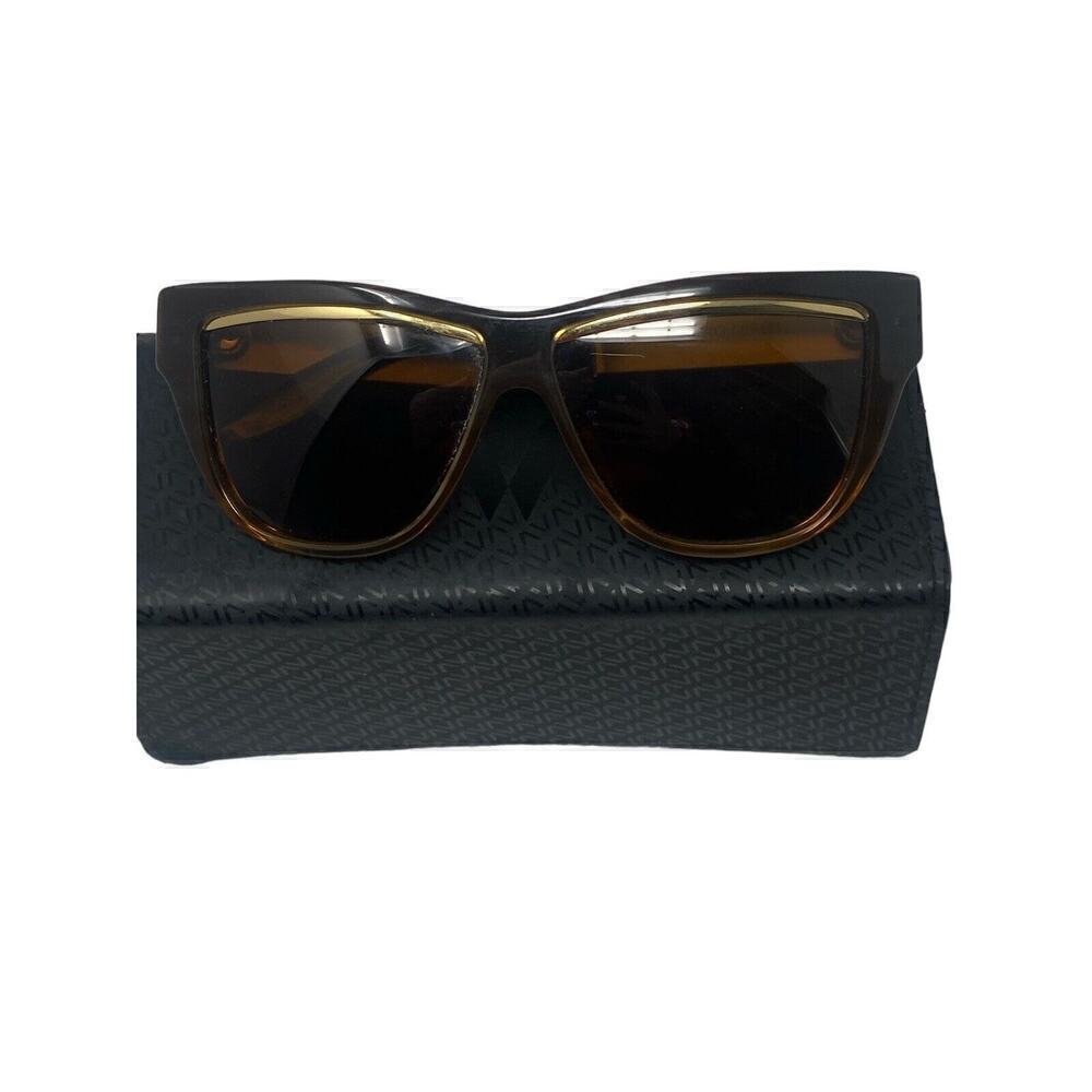 IVI Dusky 03041-903 Brown Clear Gold Sunglasses Brown Lens‎ 57-11 135 Designer